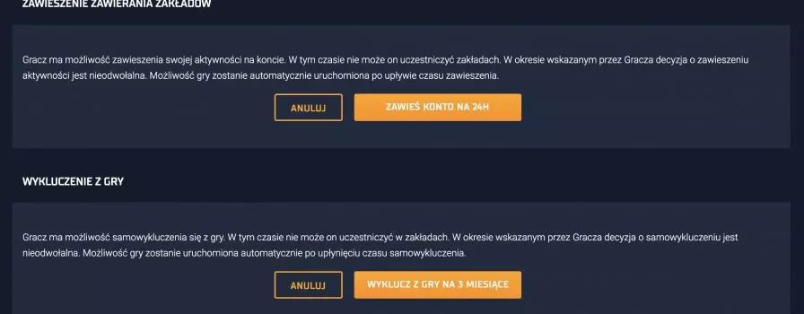 STS zablokowanie konta. Co to jest wykluczenie z gry?