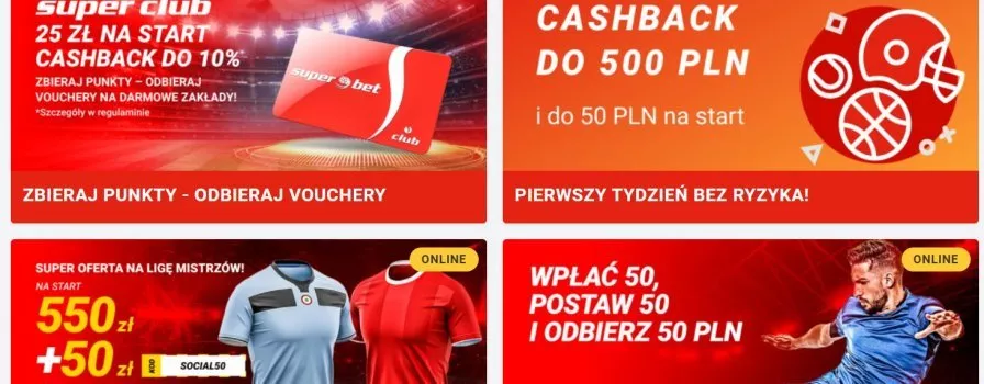 Superbet promocje bukmacherskie. Jakie bonusy?