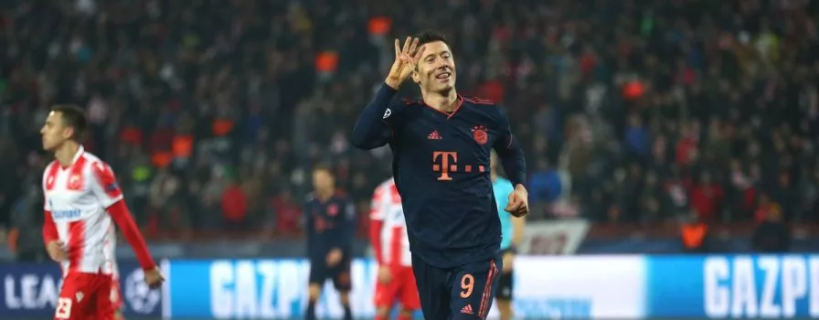 Lewandowski Piłkarzem Tygodnia