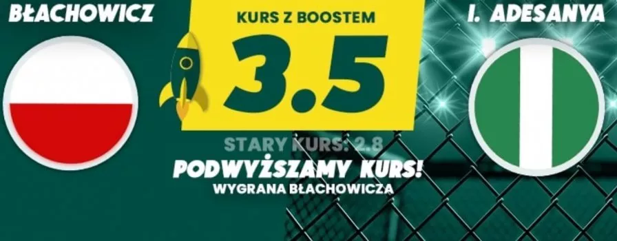 UFC 259. Promocyjny kurs na Błachowicza w Betfan!