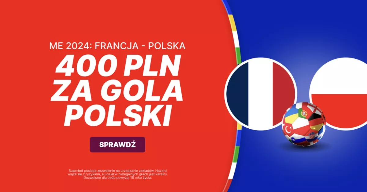 400 zł za gola Biało-Czerwonych przeciwko Francji