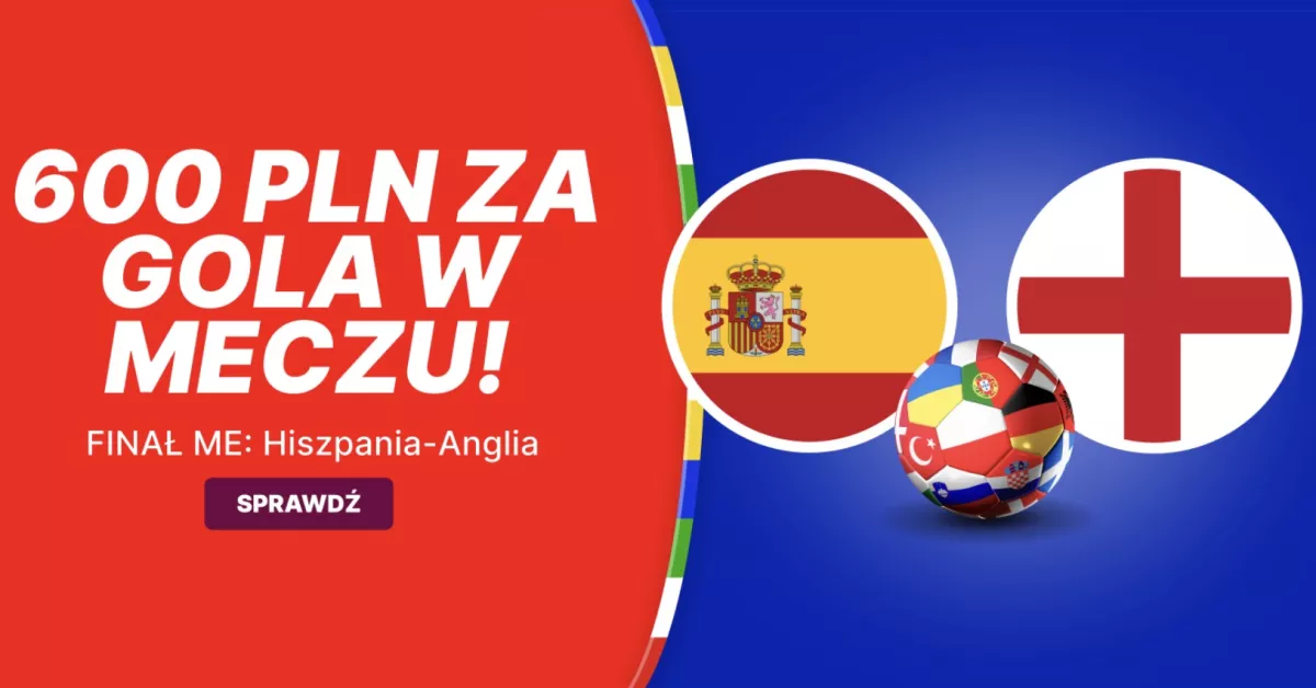 600 PLN za gola w finale Euro 2024