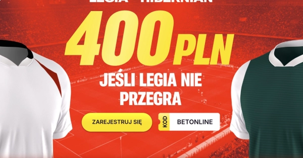 Legia nie przegra w rewanżu? 400 PLN czeka!