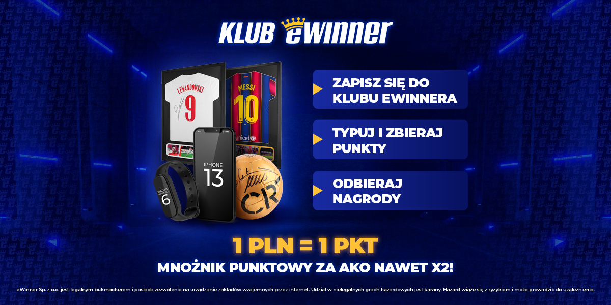 Klub eWinner nagrody i punkty