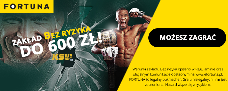 Fortuna bonus na KSW
