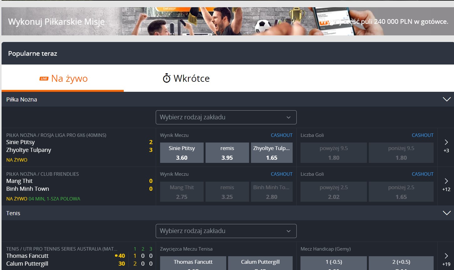 betsson w polsce