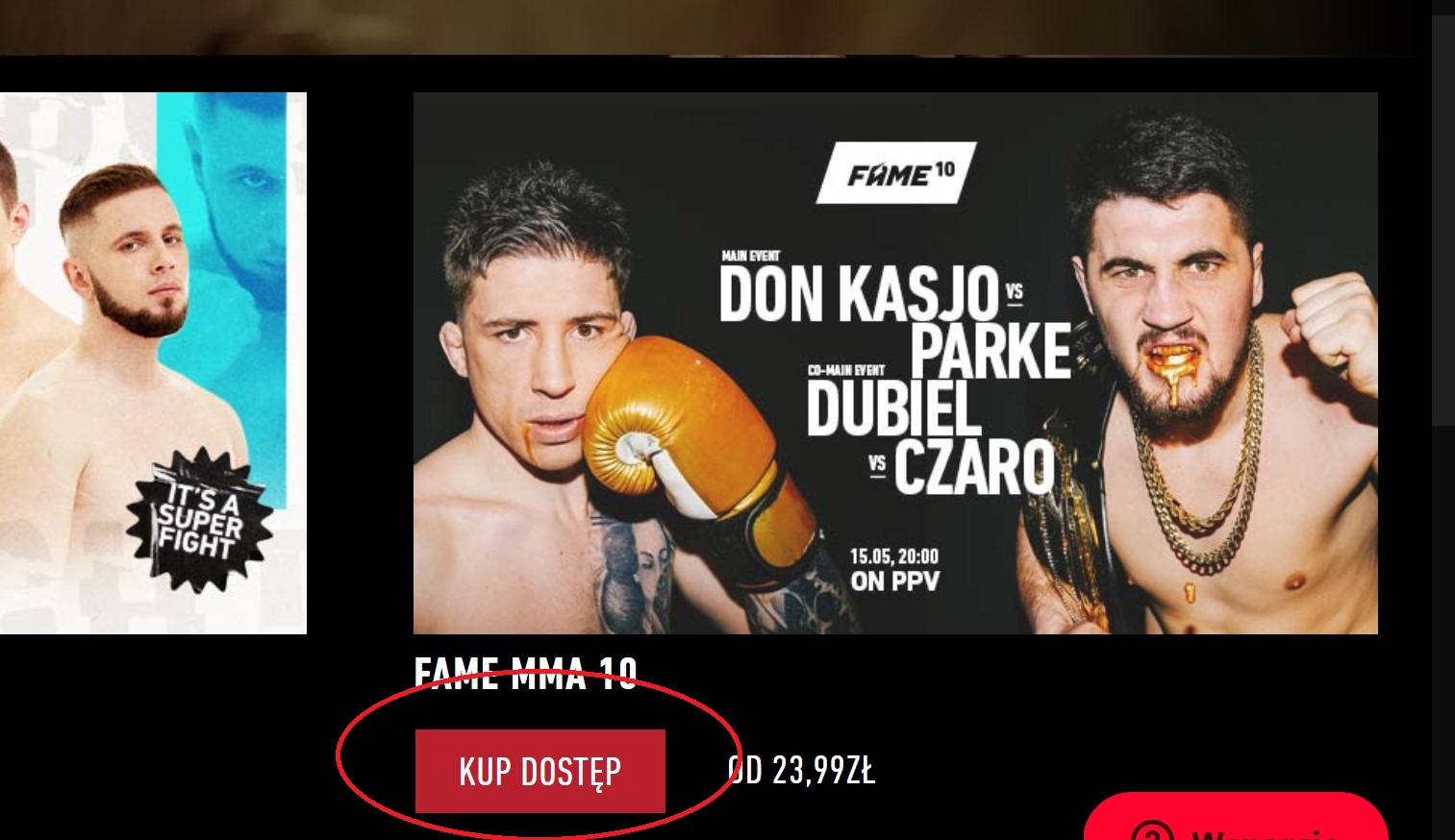 FAME MMA 10 online stream w internecie