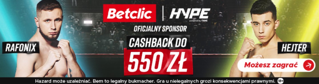 Betclic kod promocyjny Hype MMA