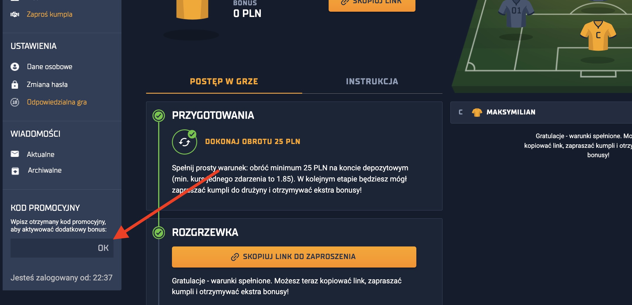 STS kod vouchera - jak aktywować?