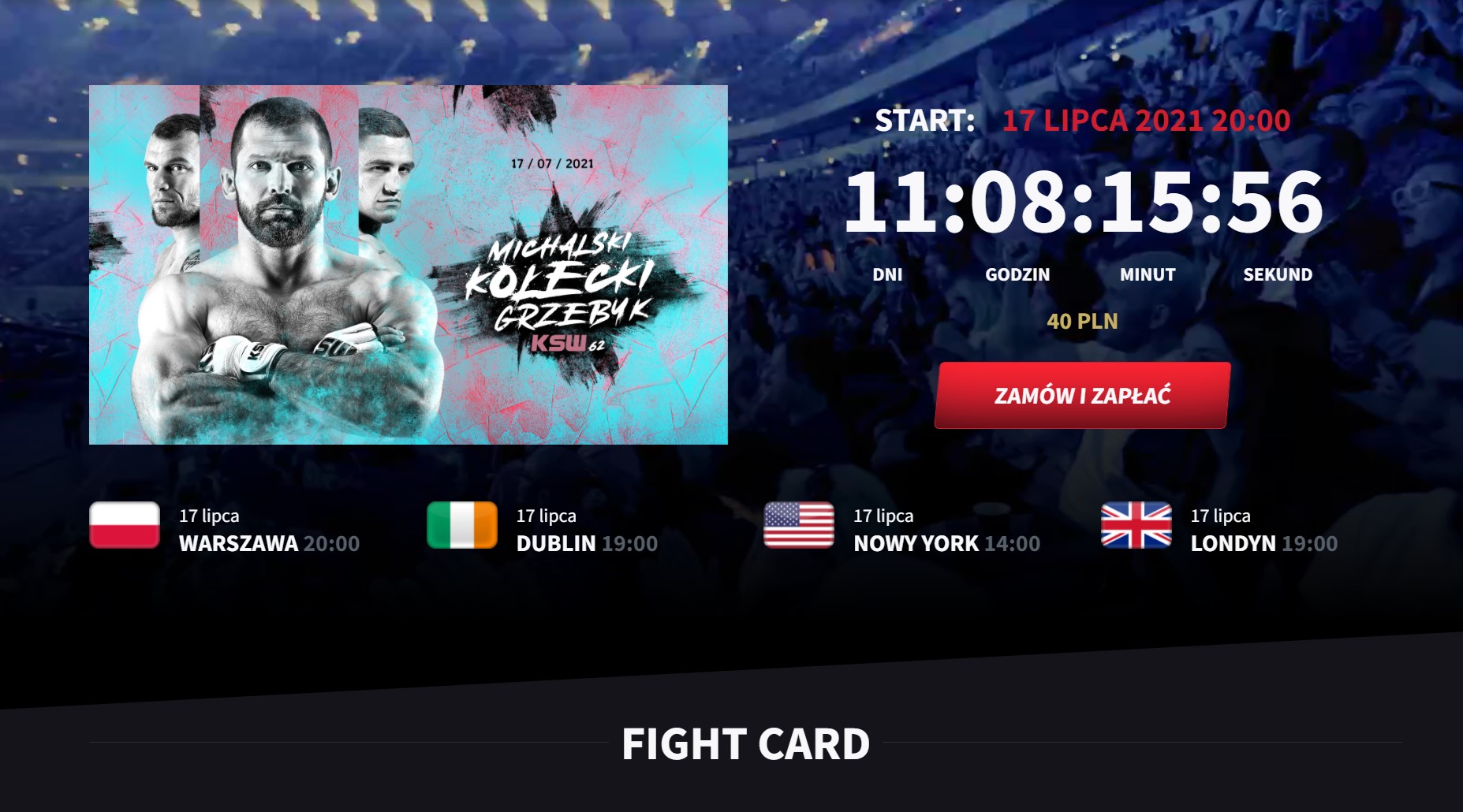 KSW 62 PPV. Jak obejrzeć galę online?