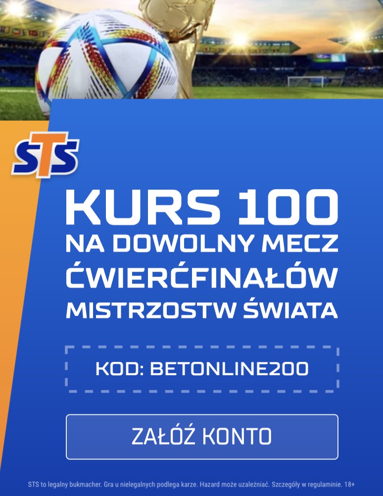 STS kod promocyjny na ćwierćfinały MŚ 2022