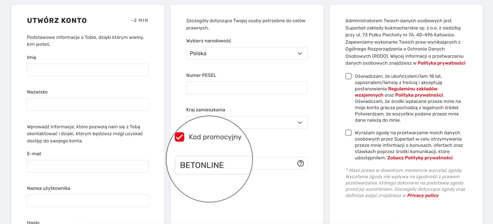 Superbet kod promocyjny
