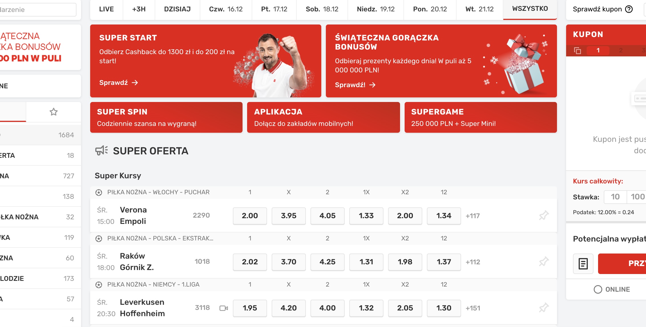 Superbet bukmacher online