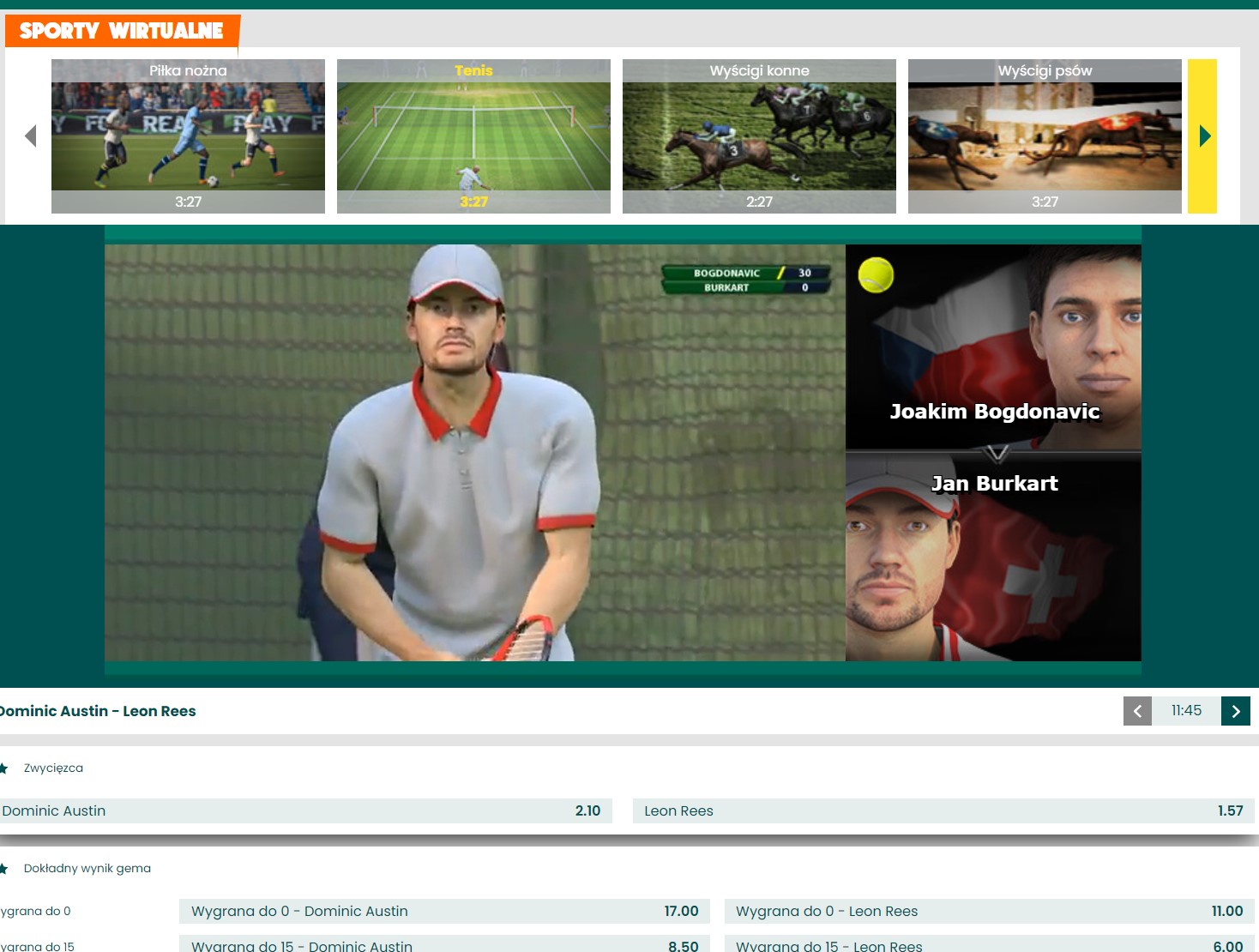 sporty wirtualne betfan