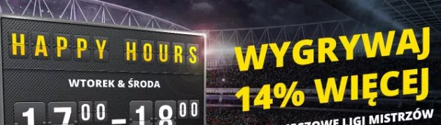 Wygrane większe o 14 procent. We wtorek i środę!