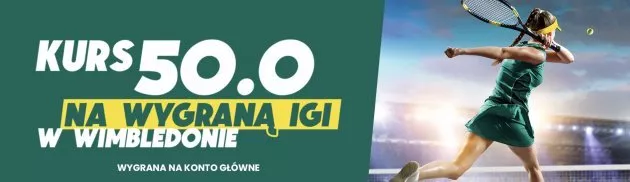 Polka wygra Wimbledon? W Betfan niespotykanie wysoki kurs wynoszący aż 50.0!